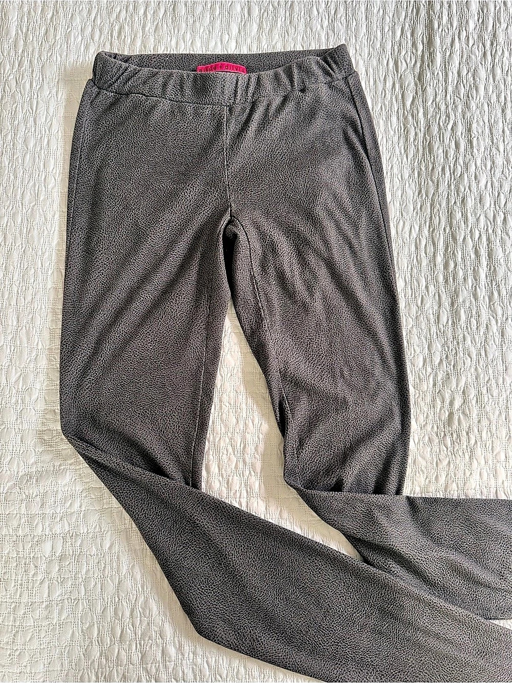 alice + olivia Gray Straight Leg Pants ( low-rise waist) XS